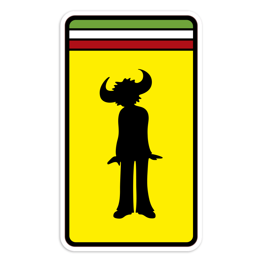 Car & Motorbike Stickers: Jamiroquai Buffalo Man Silhouette Emblem