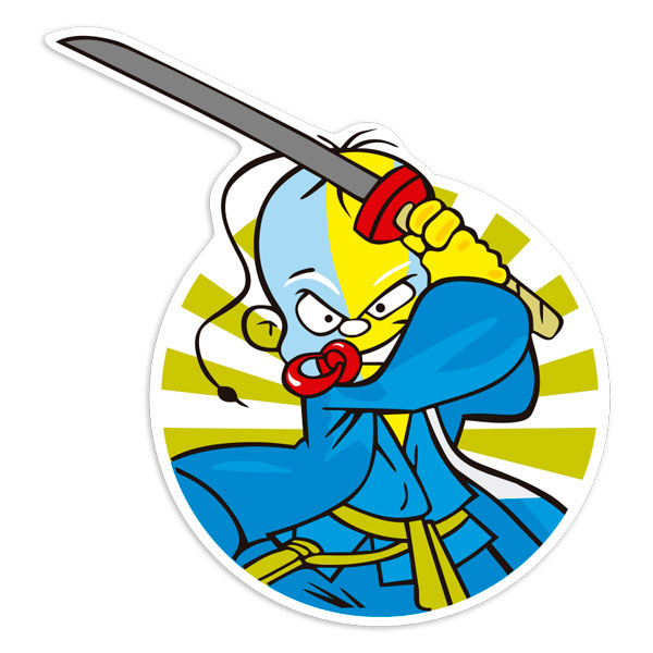 Car & Motorbike Stickers: Dani Pedrosa Katana Samurai