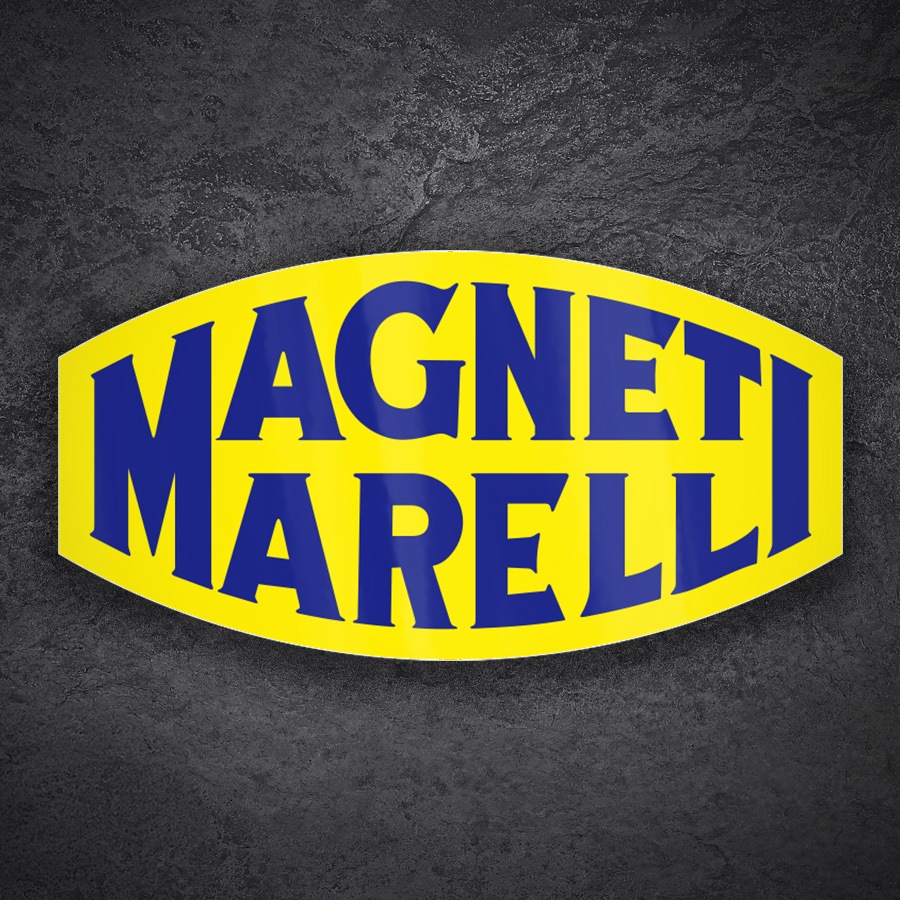 Car & Motorbike Stickers: Classic Magneti Marelli Logo