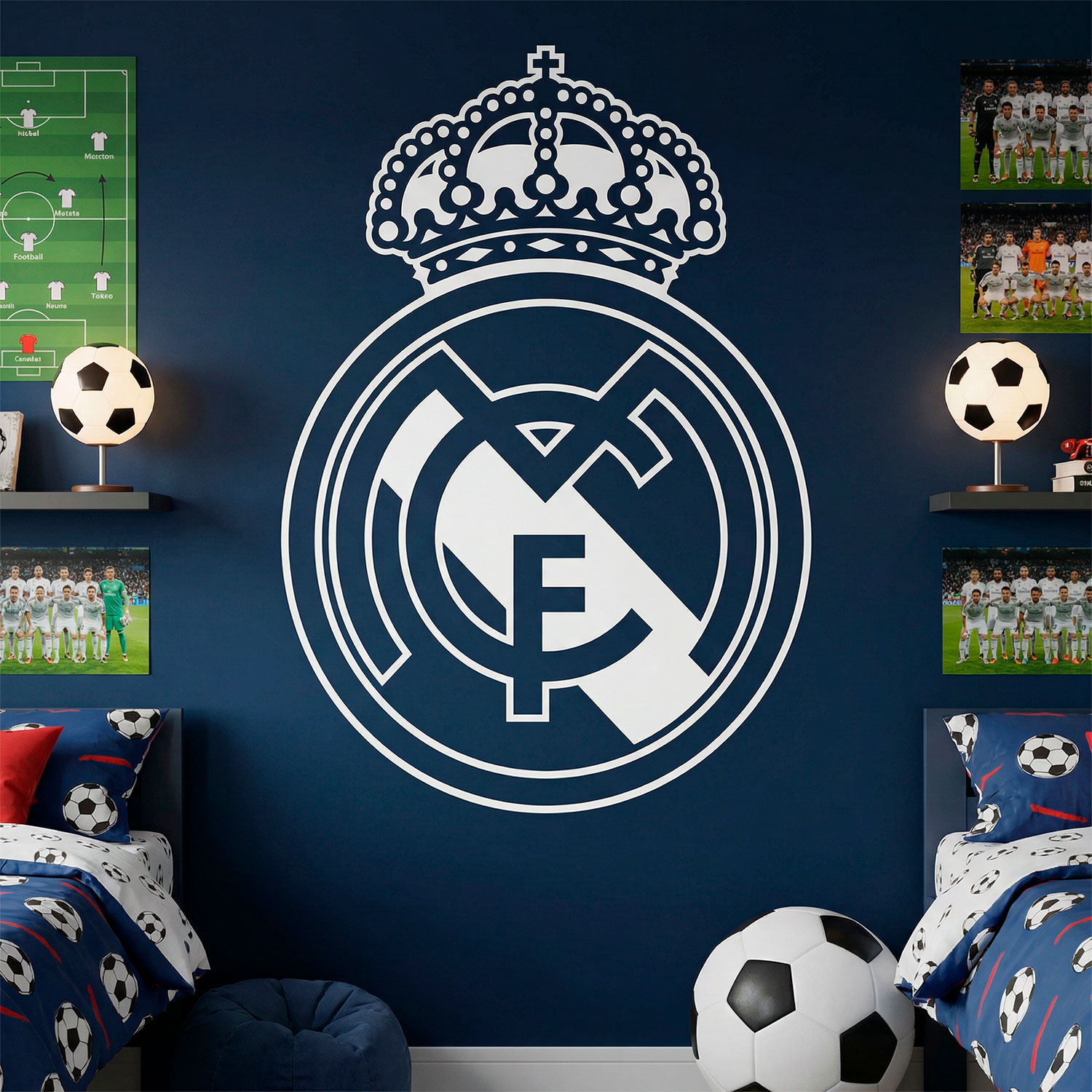 Wall Stickers: Real Madrid Shield