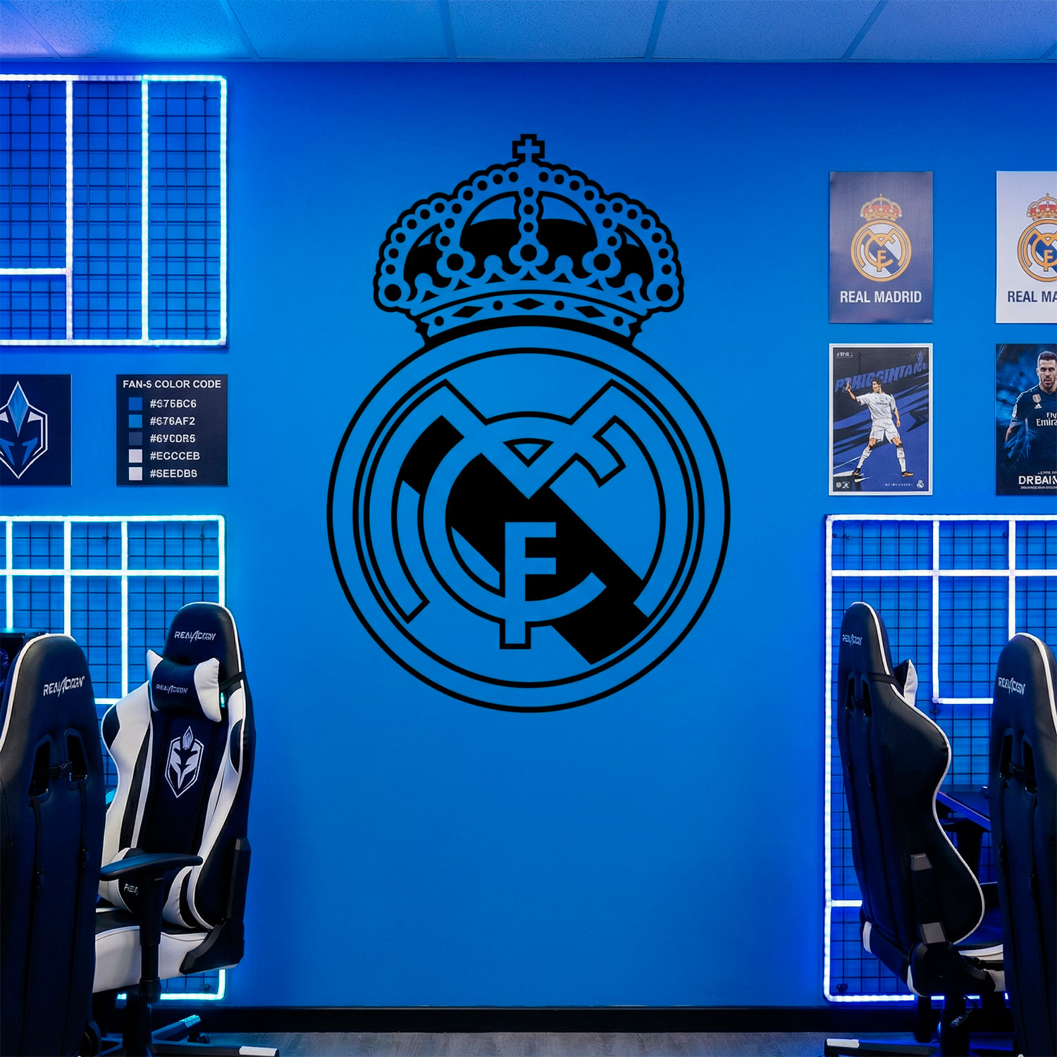 Wall Stickers: Real Madrid Shield