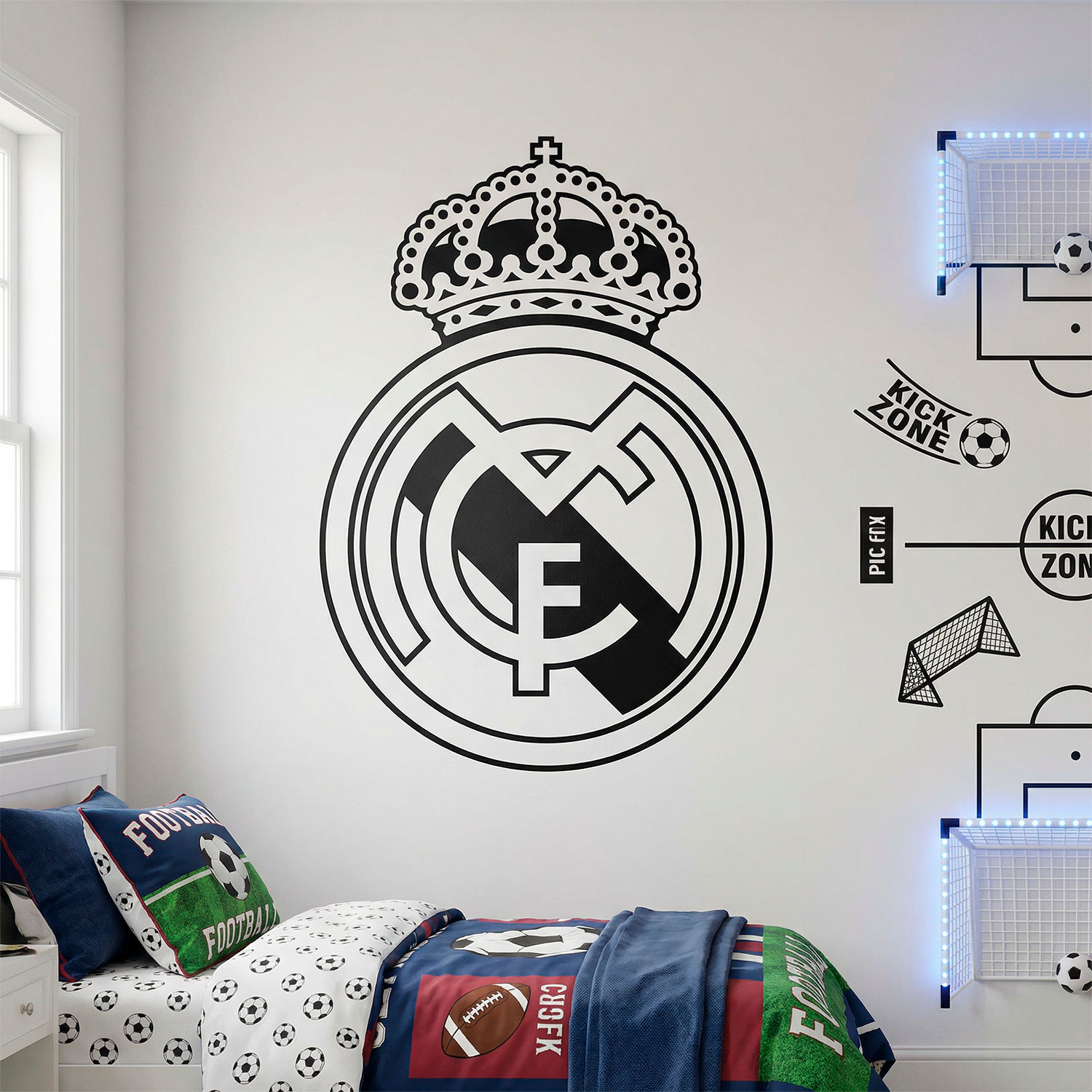 Wall Stickers: Real Madrid Shield