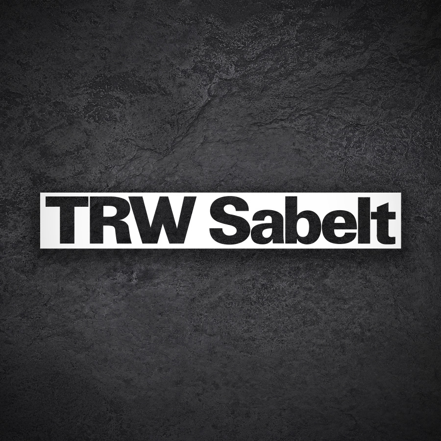 Car & Motorbike Stickers: TRW Sabelt Logo