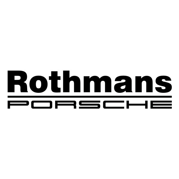 Car & Motorbike Stickers: Rothmans Porsche