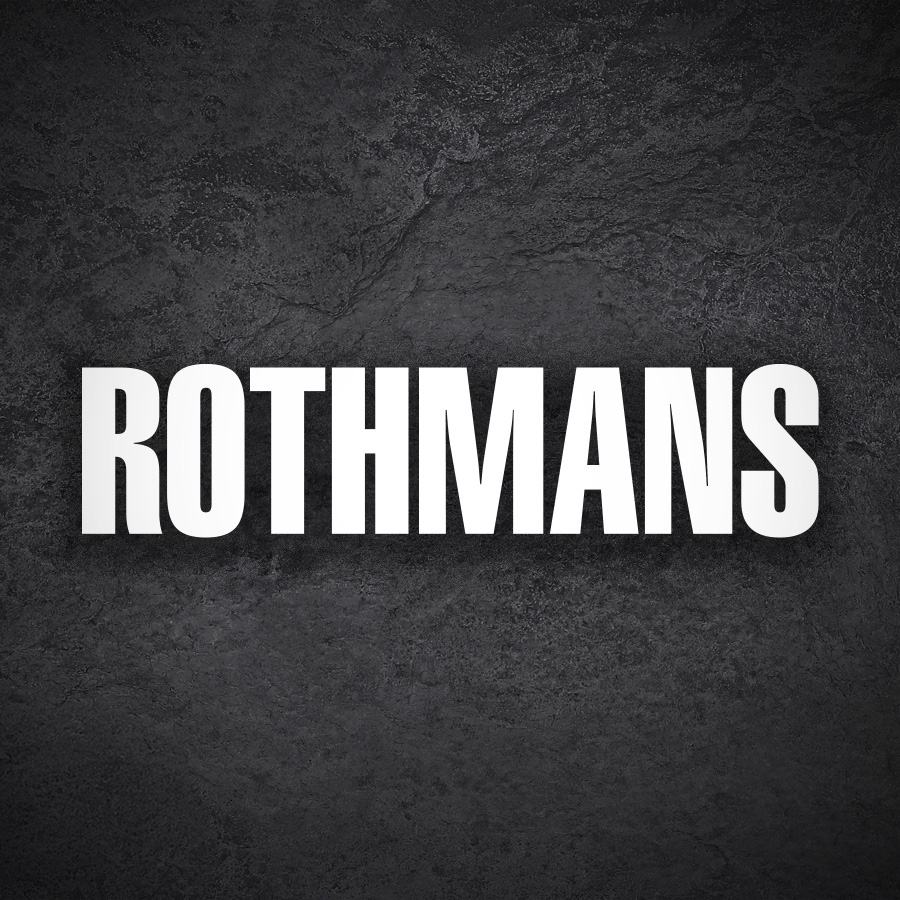 Car & Motorbike Stickers: Condensed Rothmans Lettering