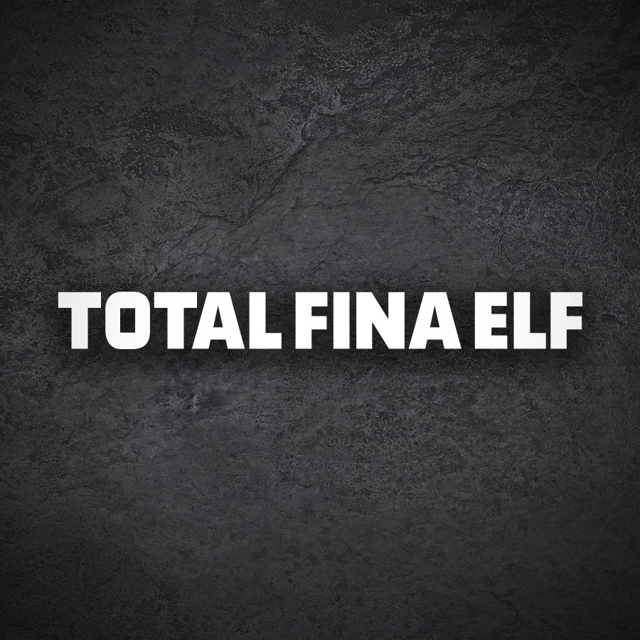 Car & Motorbike Stickers: Total Fina Elf