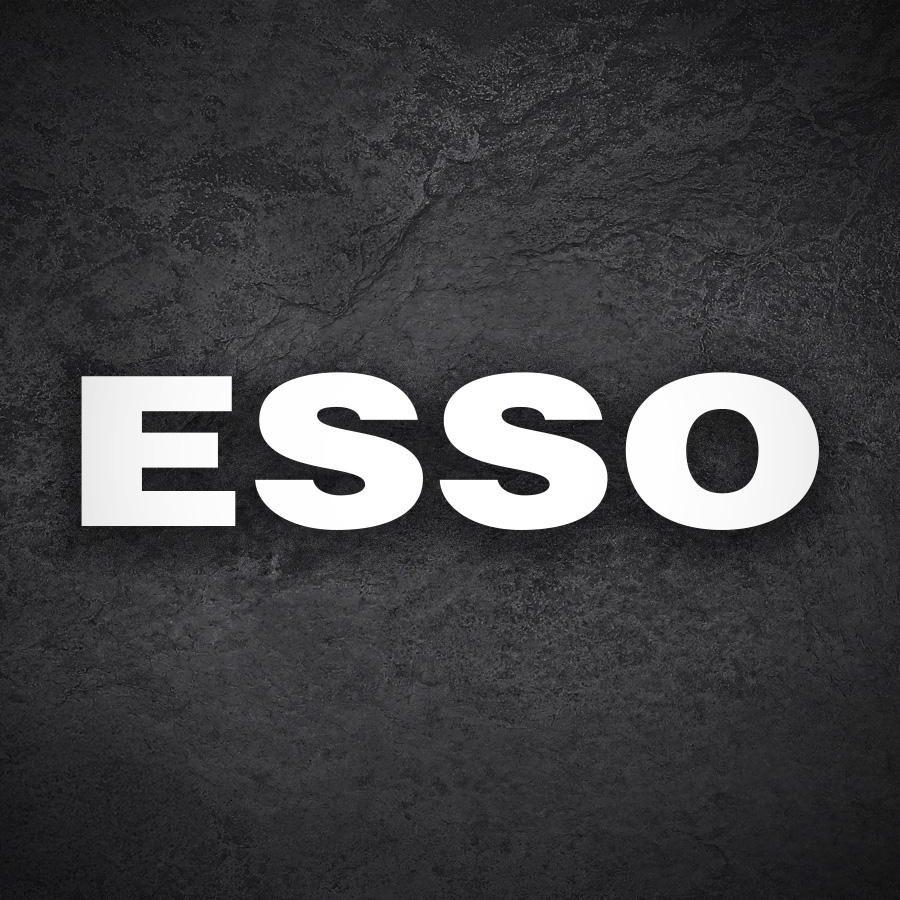 Car & Motorbike Stickers: Retro Esso Oil Logo