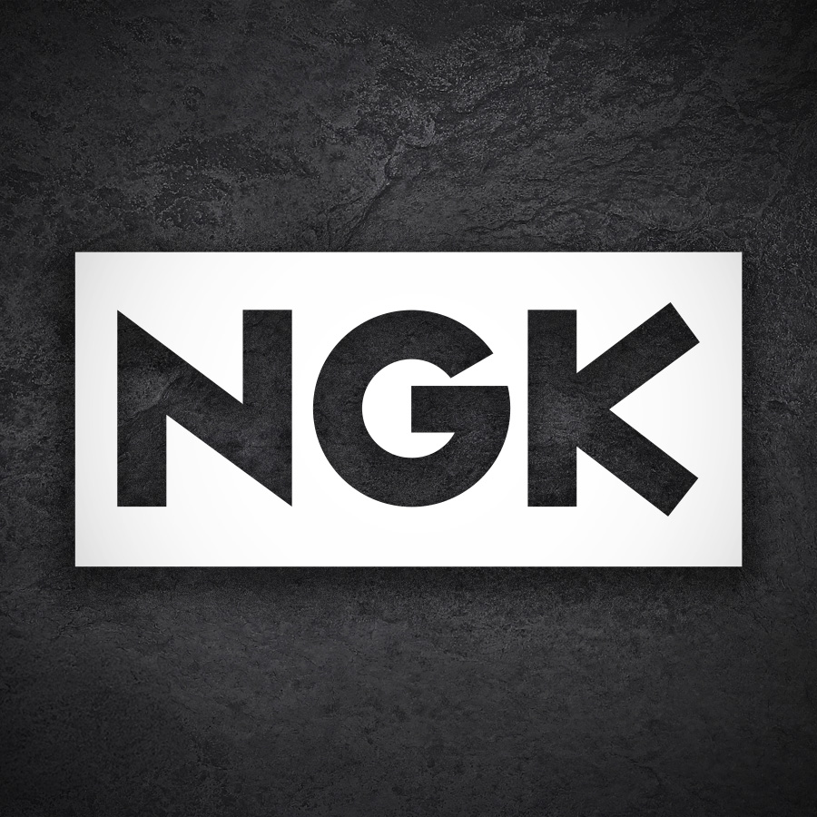 Car & Motorbike Stickers: NGK Spark Plugs Logo