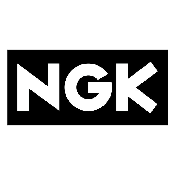 Car & Motorbike Stickers: NGK Spark Plugs Logo
