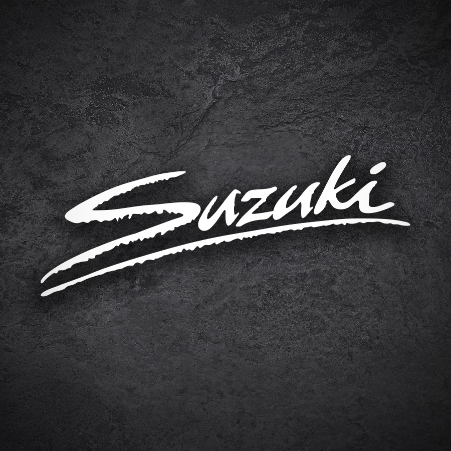 Car & Motorbike Stickers: Suzuki Script Logo