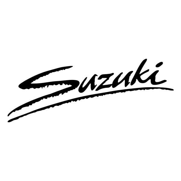 Car & Motorbike Stickers: Suzuki Script Logo