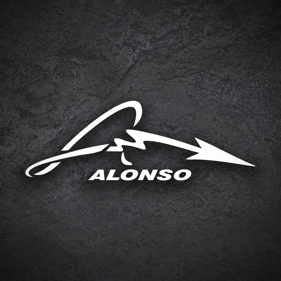 Car & Motorbike Stickers: Fernando Alonso Signature Logo