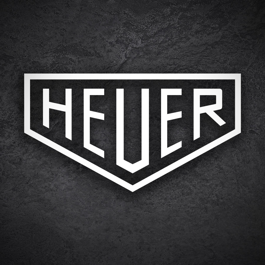 Car & Motorbike Stickers: Vintage Heuer Logo