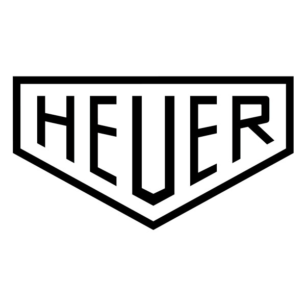 Car & Motorbike Stickers: Vintage Heuer Logo