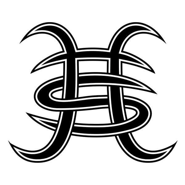 Car & Motorbike Stickers: H&eacute;roes del Silencio HS Logo