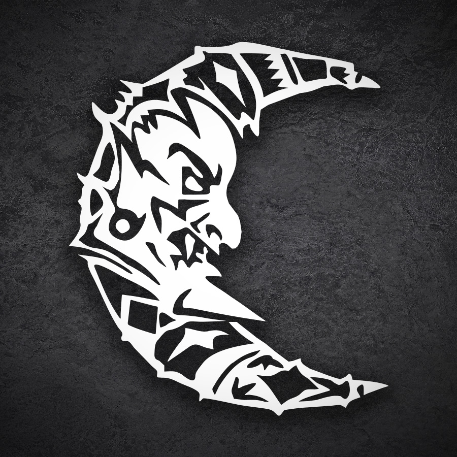 Car & Motorbike Stickers: Valentino Rossi Moon The Doctor