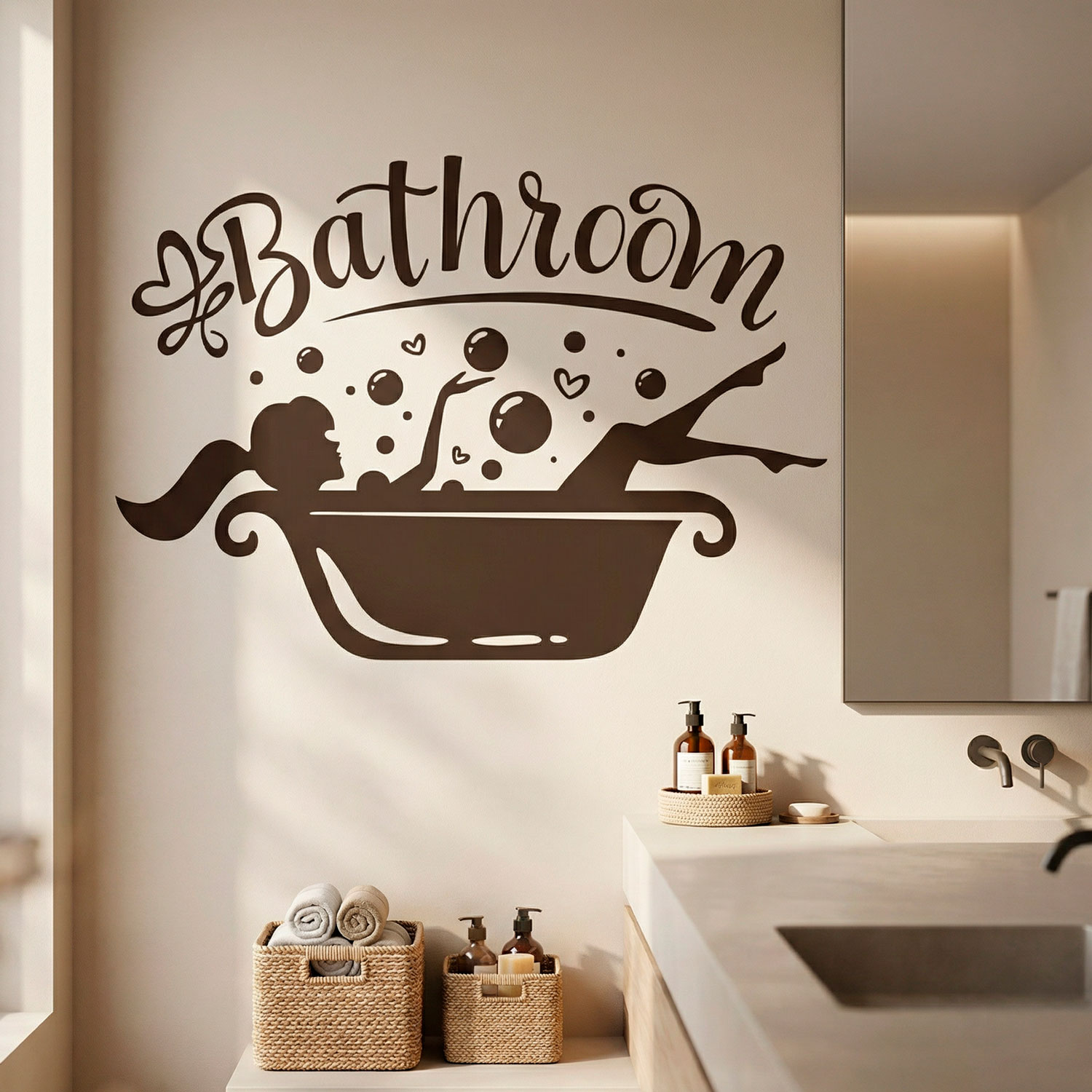 Wall Stickers: Relax Bathroom