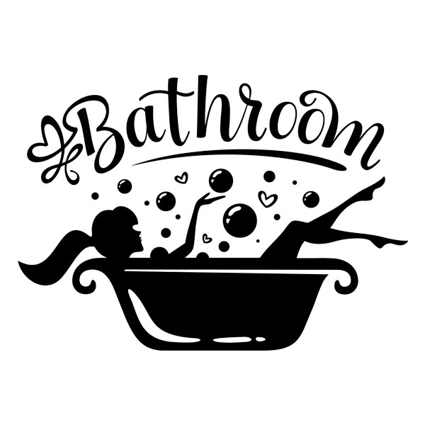 Wall Stickers: Relax Bathroom