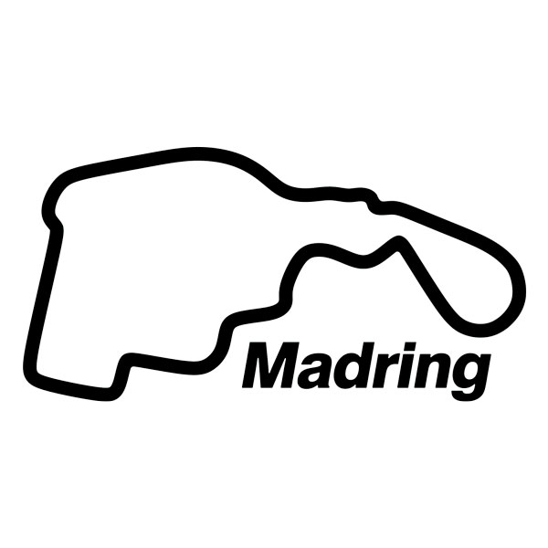 Car & Motorbike Stickers: Madring Circuit Spanish Grand Prix