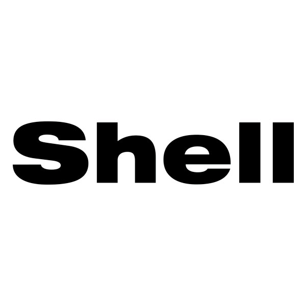 Car & Motorbike Stickers: Shell Letters