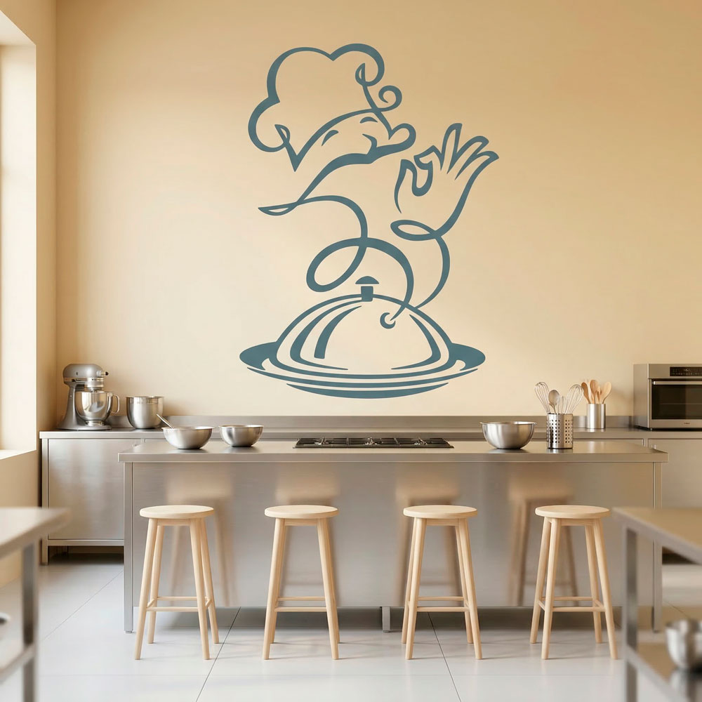 Wall Stickers: Chef Kitchen Delicatessen