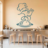 Wall Stickers: Chef Kitchen Delicatessen 5