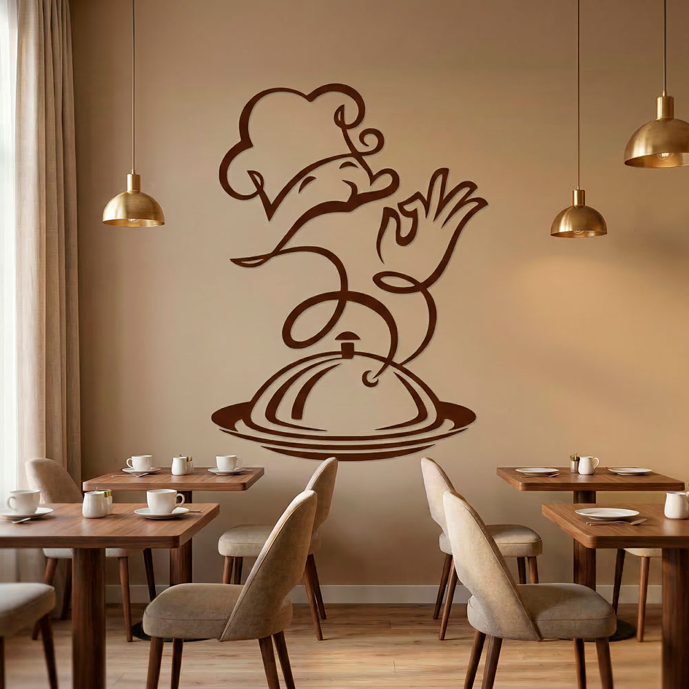 Wall Stickers: Chef Kitchen Delicatessen