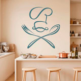 Wall Stickers: Chef spoon and fork 7