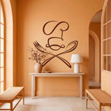 Wall Stickers: Chef spoon and fork 9