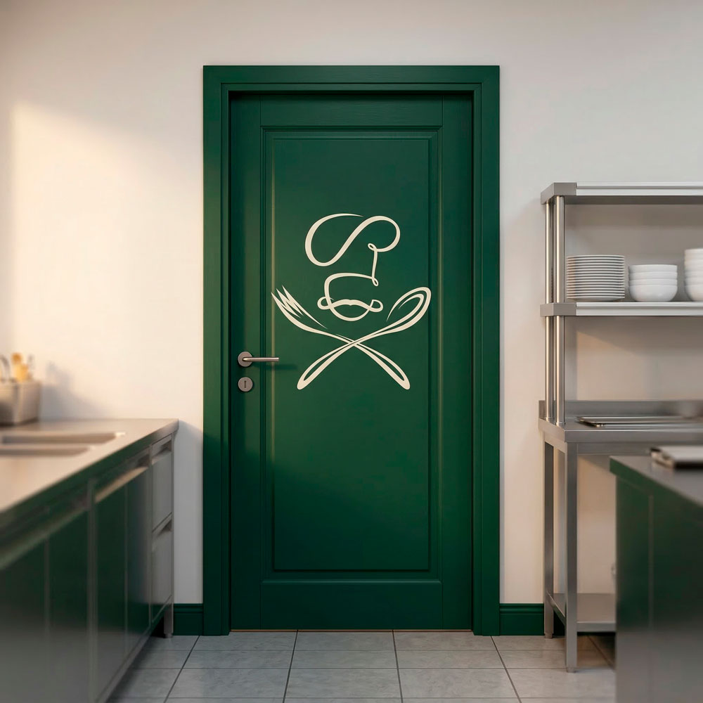 Wall Stickers: Chef spoon and fork