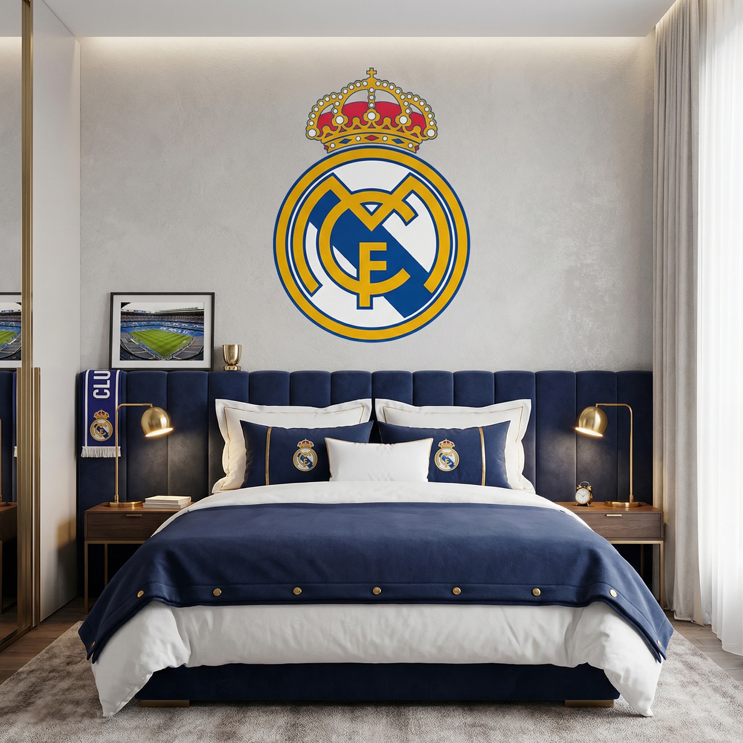 Wall Stickers: Real Madrid Badge color