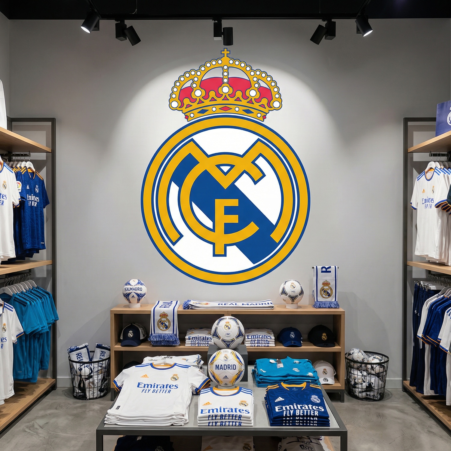 Wall Stickers: Real Madrid Badge color