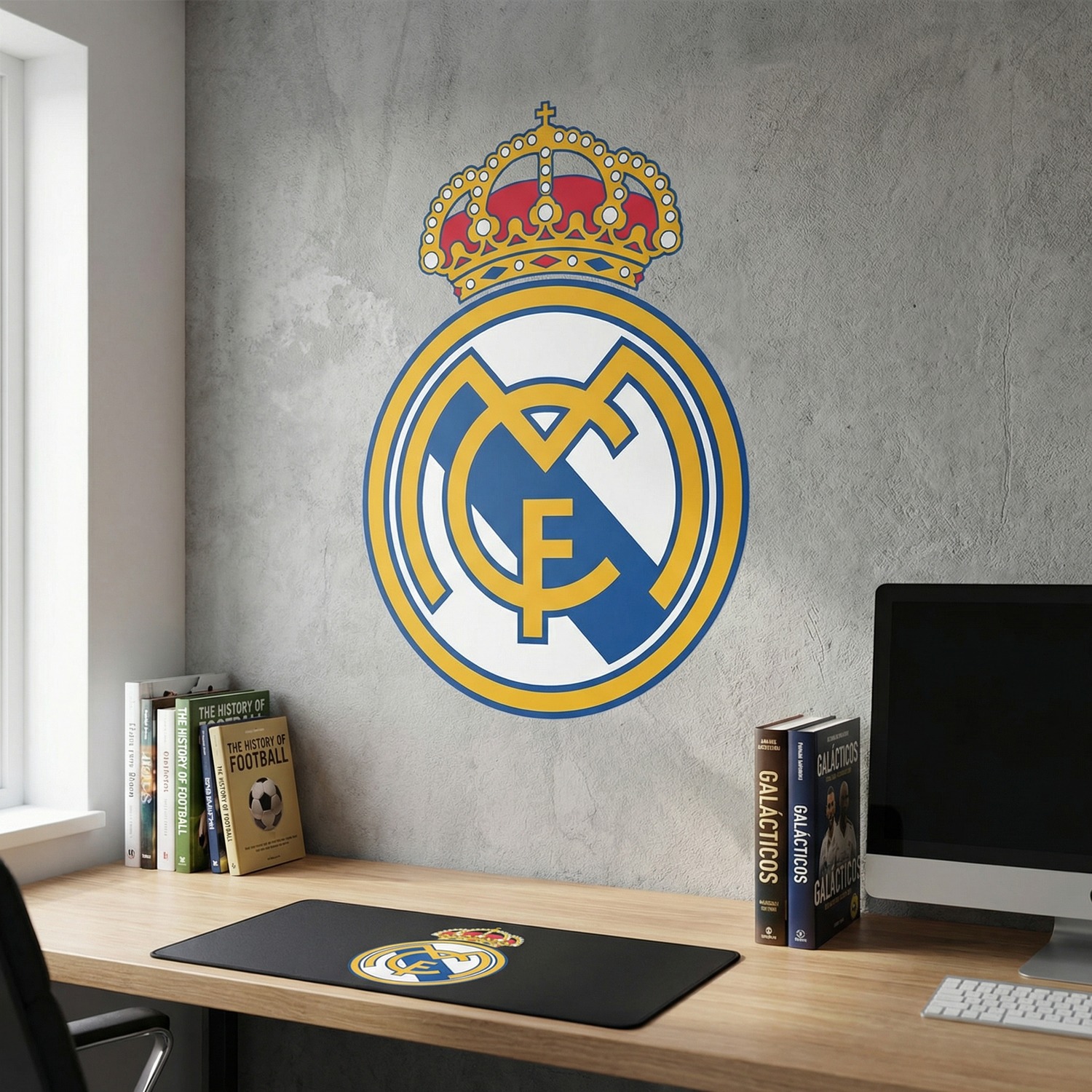 Wall Stickers: Real Madrid Badge color