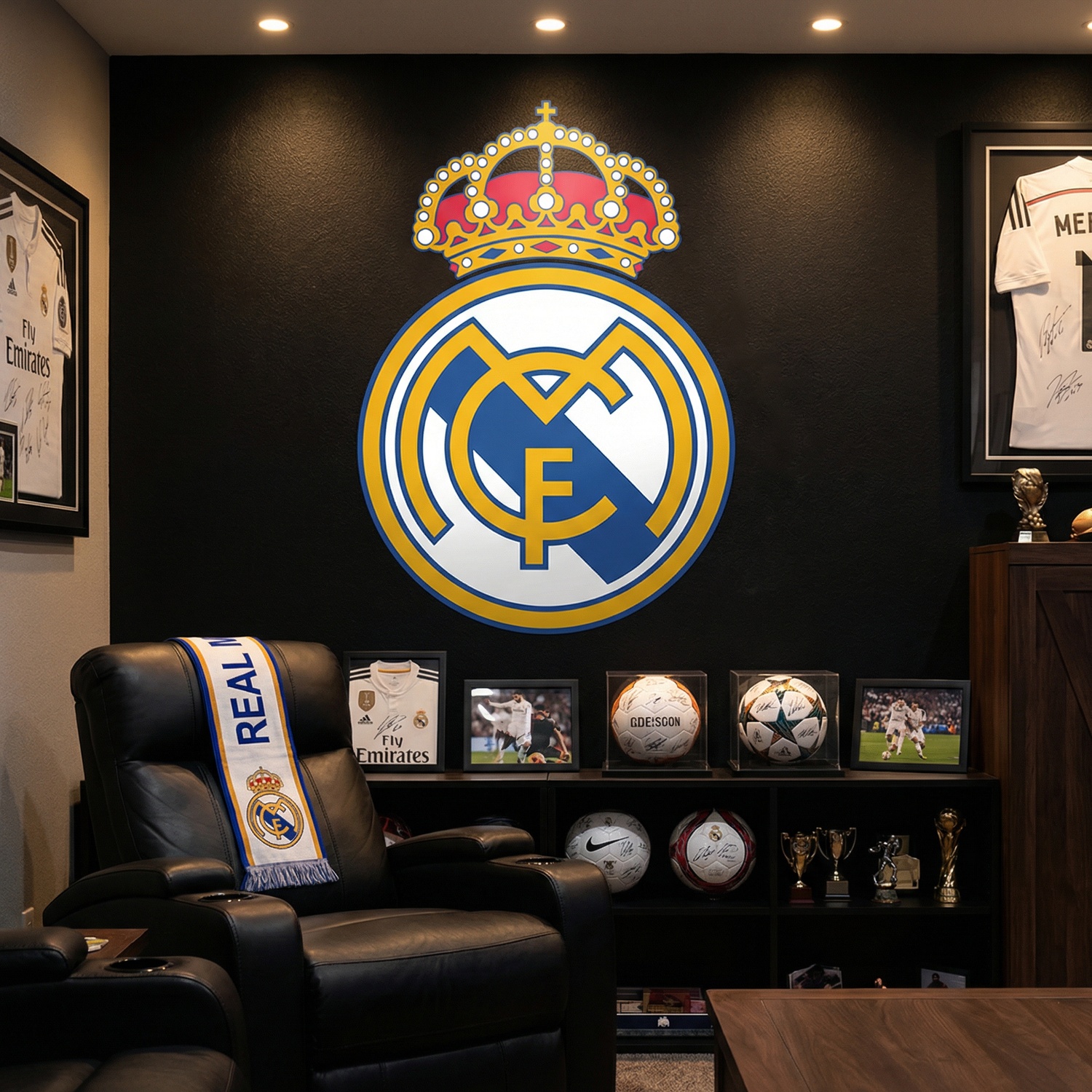 Wall Stickers: Real Madrid Badge color