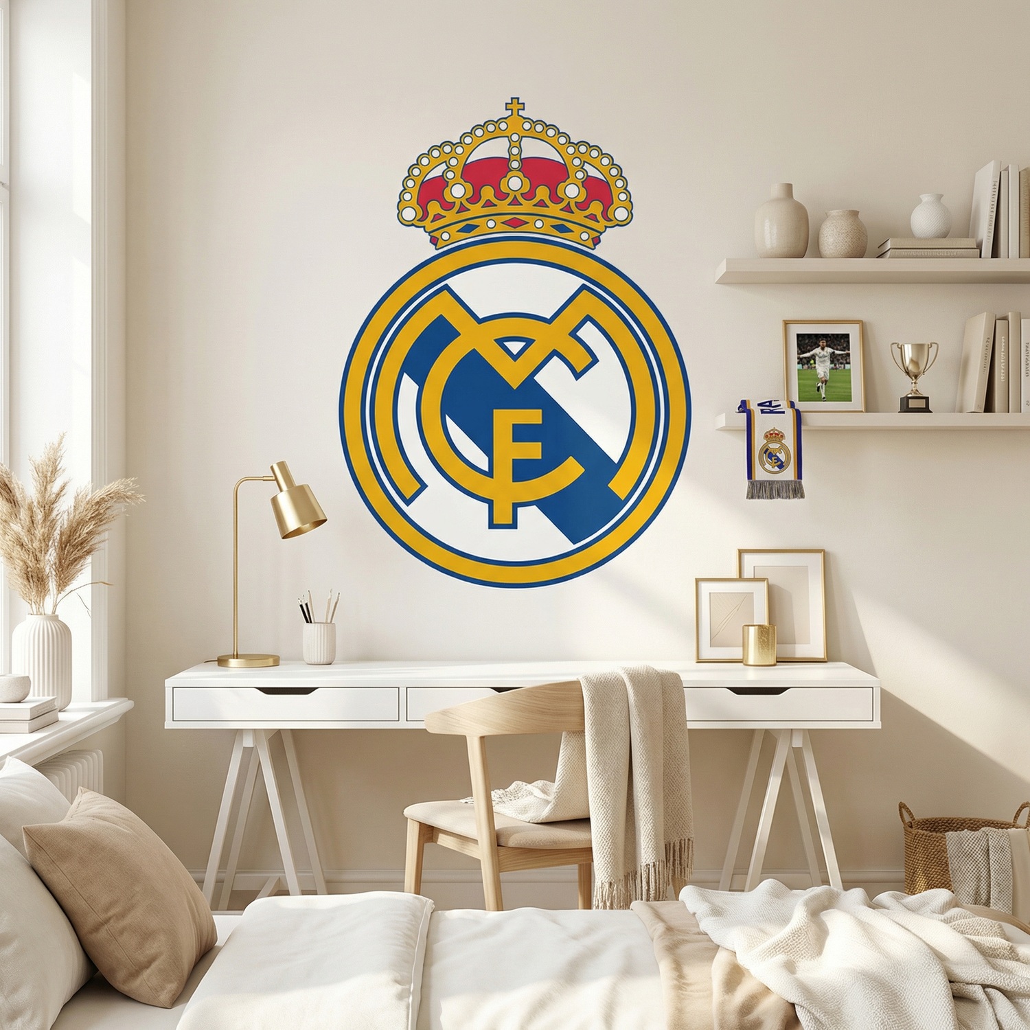 Wall Stickers: Real Madrid Badge color