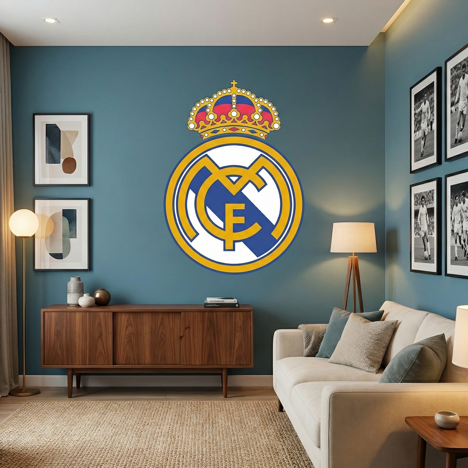 Wall Stickers: Real Madrid Badge color