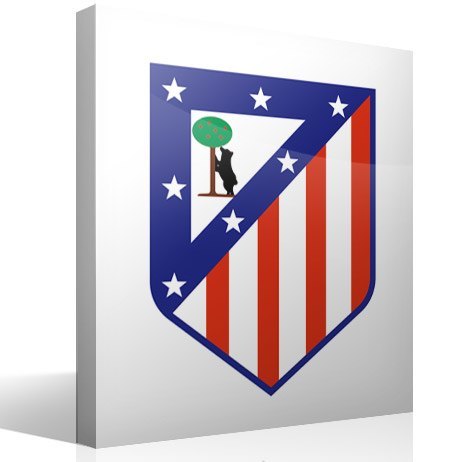 Wall Stickers: Atlético de Madrid shield color