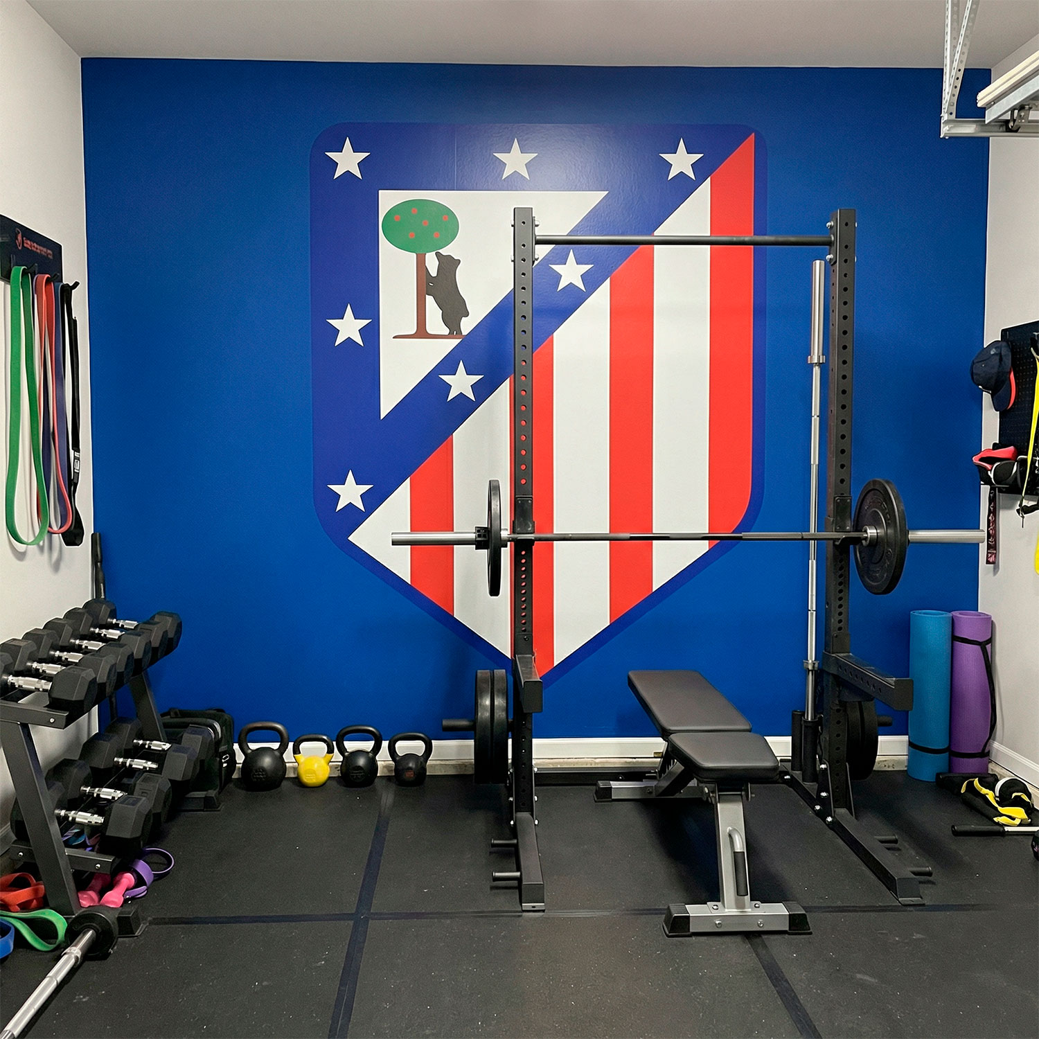 Wall Stickers: Atl&eacute;tico de Madrid shield color