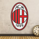 Wall Stickers: AC Milan Badge color 3