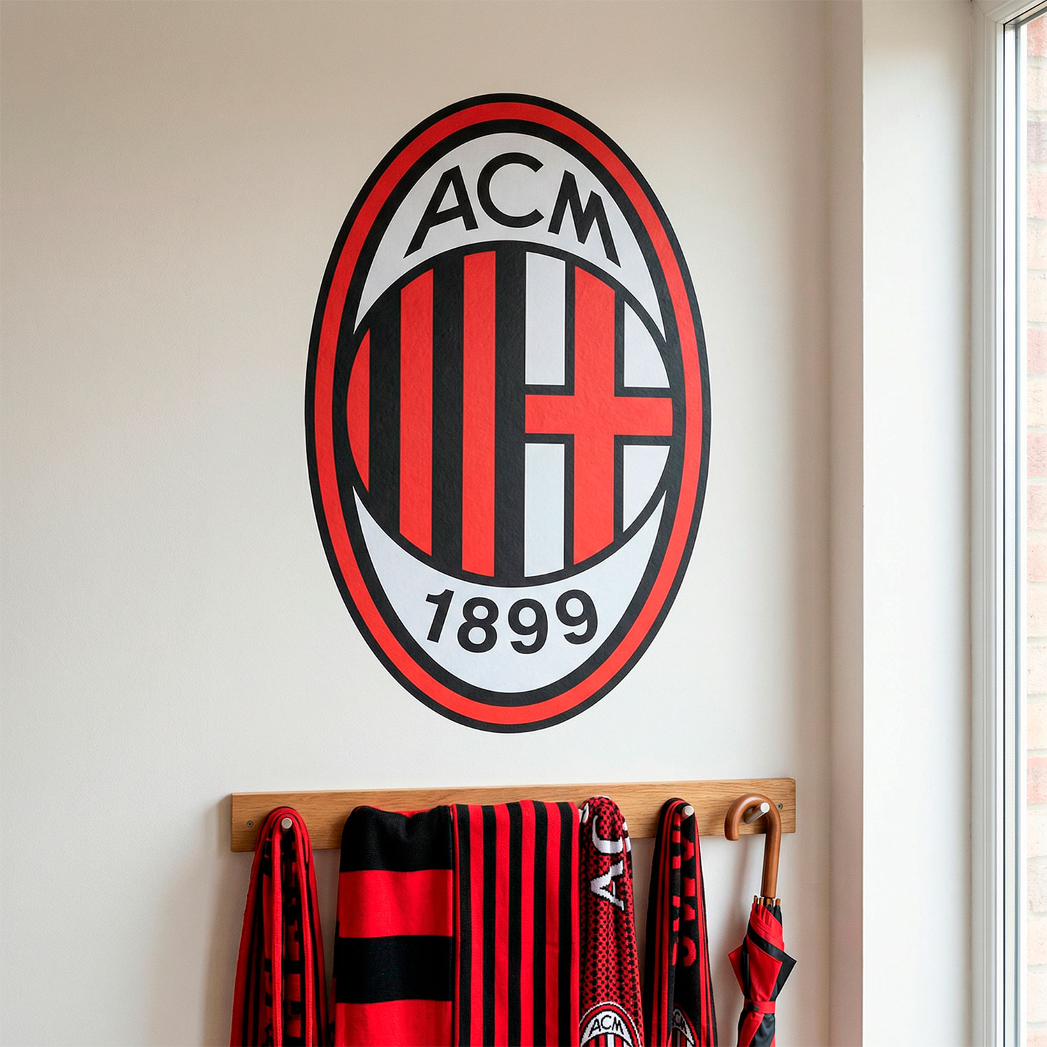 Wall Stickers: AC Milan Shield