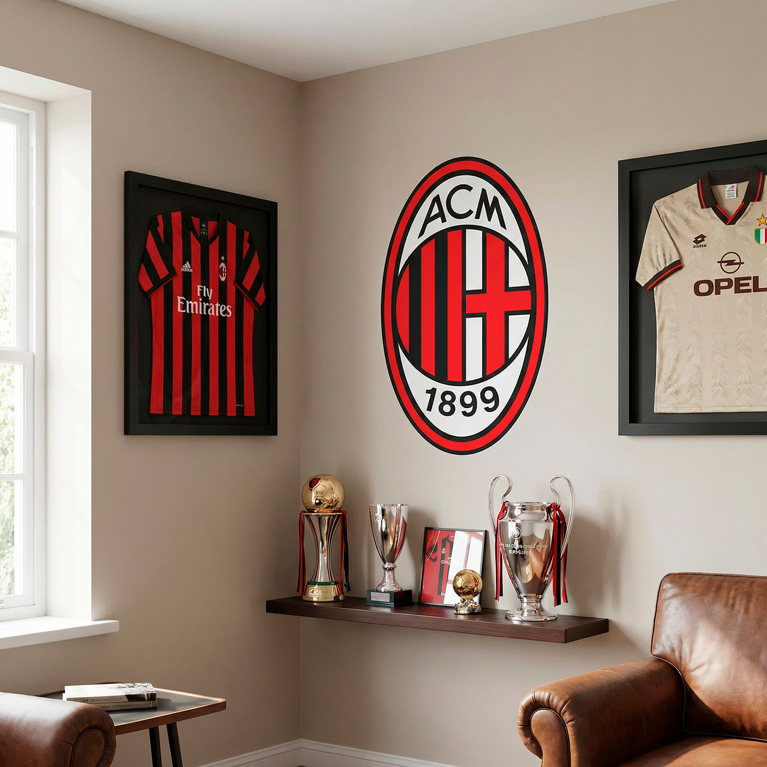 Wall Stickers: AC Milan Shield