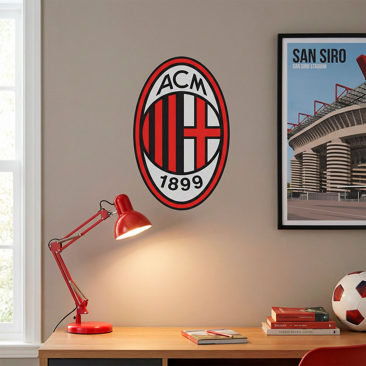 Wall Stickers: AC Milan Shield