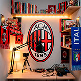 Wall Stickers: AC Milan Shield 18