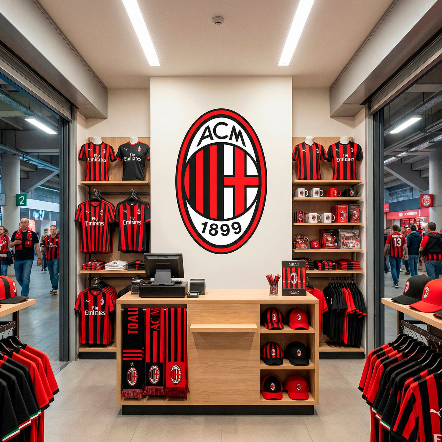 Wall Stickers: AC Milan Shield