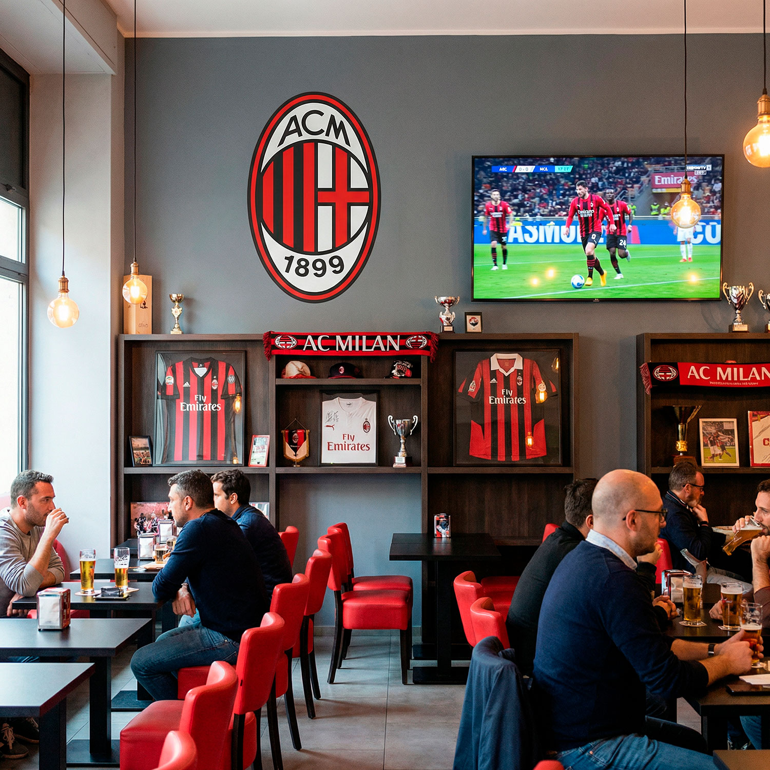 Wall Stickers: AC Milan Shield