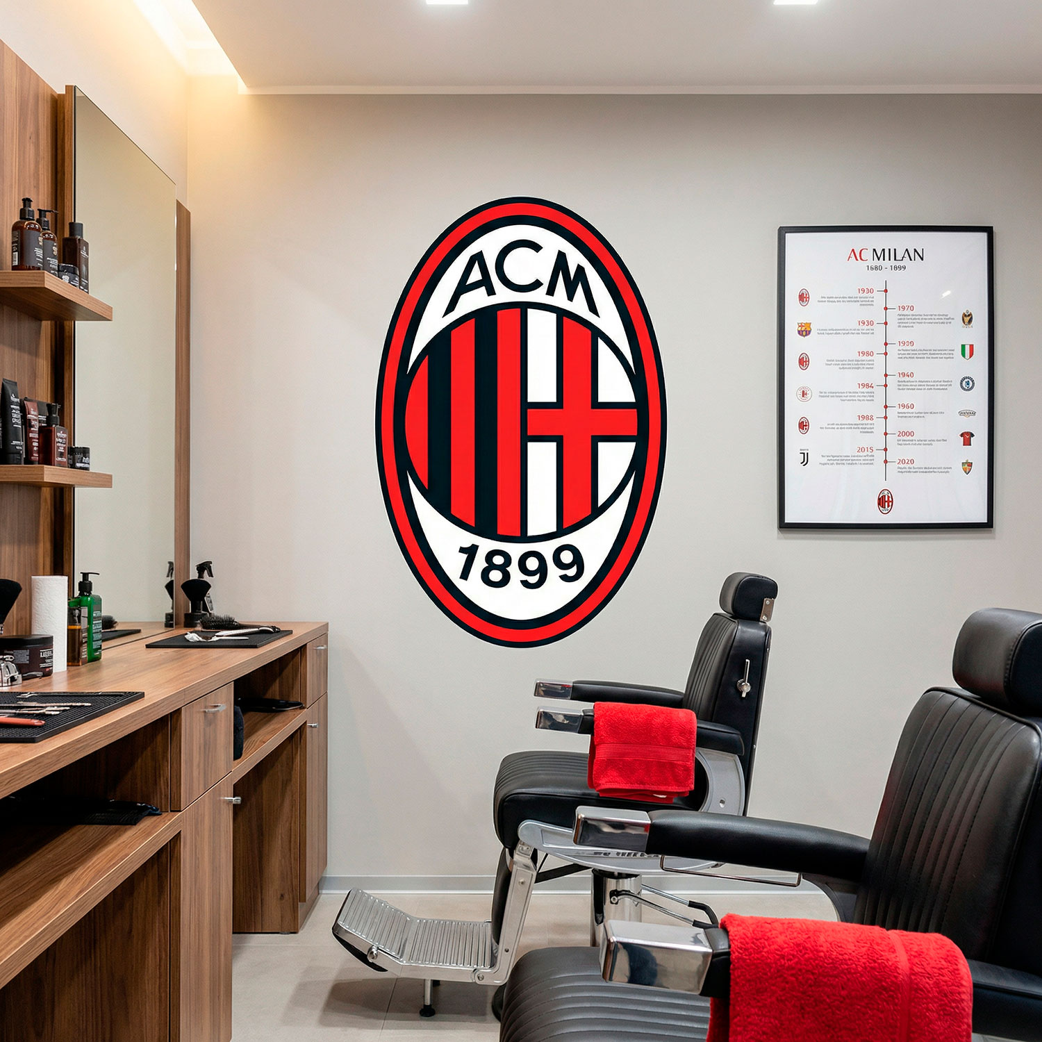 Wall Stickers: AC Milan Shield