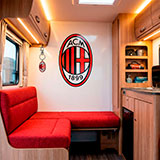 Wall Stickers: AC Milan Shield 23