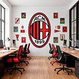 Wall Stickers: AC Milan Shield 26