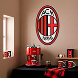Wall Stickers: AC Milan Shield 27