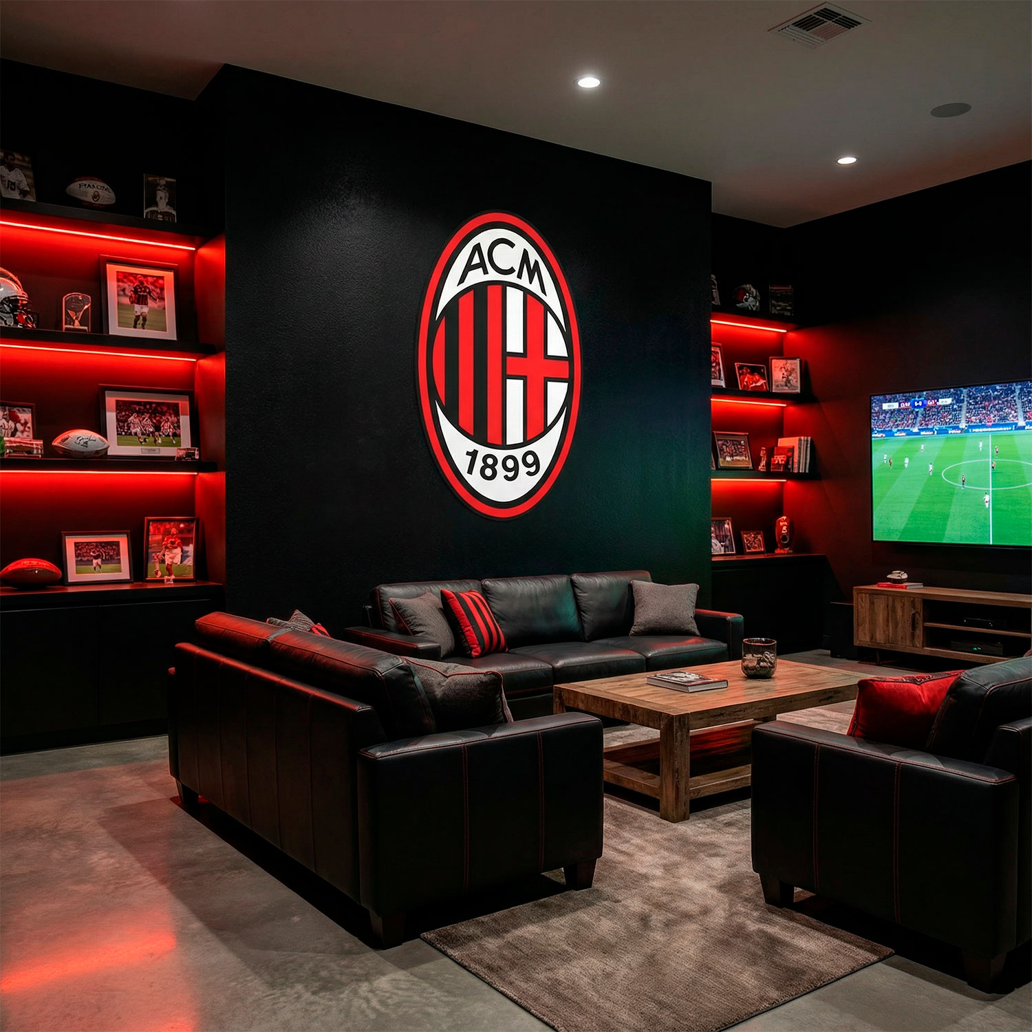 Wall Stickers: AC Milan Shield